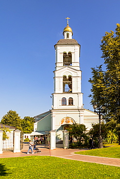 A church in Tsaritsyno Park, Moscow, Russia, Europe