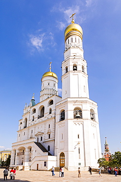 Ivan the Great Bell Tower in the Kremlin, UNESCO World Heritage Site, Moscow, Russia, Europe