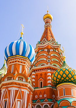 The Cathedral of Vasily the Blessed (St. Basil's Cathedral), Red Square, UNESCO World Heritage Site, Moscow, Russia, Europe