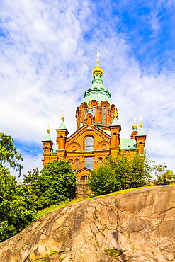 Uspenski Cathedral in Helsinki, Finland, Europe