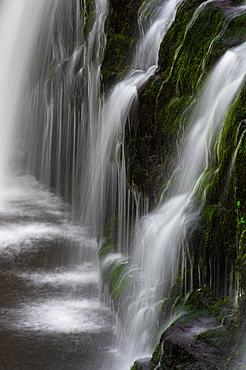 Sgwd y Pannwr waterfall, Pontneddfechan, Brecon Beacons, Powys, Wales, United Kingdom, Europe