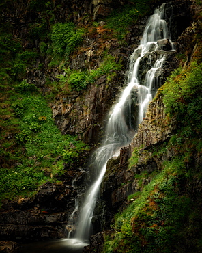 Grey Mare's Tail waterfall, Dumfries and Galloway, Scotland, United Kingdom, Europe