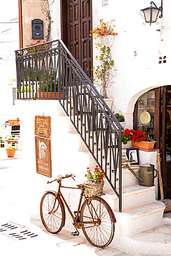 The Old Town of Ostuni, Puglia, Italy, Europe