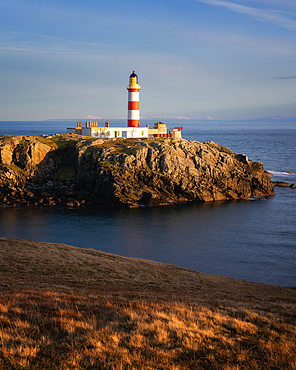 Eilean Glas lighthouse, Isle of Scalpay, Outer Hebrides, Scotland, United Kingdom, Europe