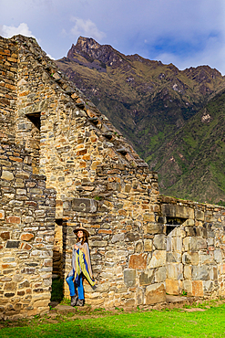 Woman at Choquequirao, Peru, South America