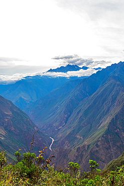 Scenery along the Choquequirao trail, Peru, South America