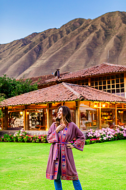 Woman in Sacred Valley, Peru, South America