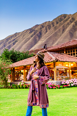 Woman in Sacred Valley, Peru, South America