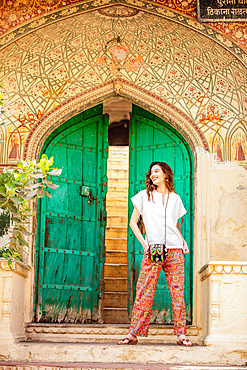 Woman in Jaipur, Rajasthan, India, Asia