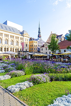 Livu Square, Old Town, UNESCO World Heritage Site, Riga, Latvia, Europe