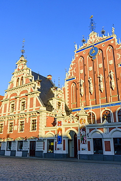 House of Blackheads, Town Hall Square, UNESCO World Heritage Site, Riga, Latvia, Europe