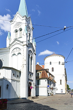 Our Lady of Sorrows Church, Old Town, UNESCO World Heritage Site, Riga, Latvia, Europe