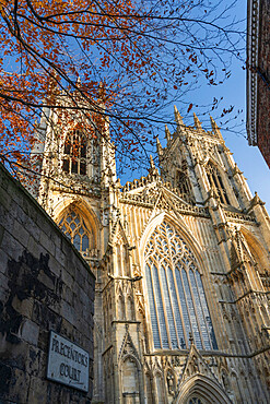 York Minster's West Bell Towers, York, North Yorkshire, England, United Kingdom, Europe