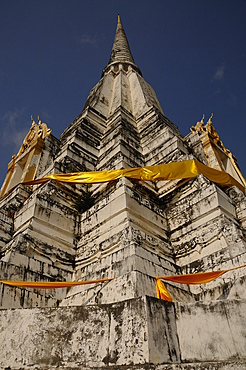 Wat Phukhao Thong, Buddhist temple in Ayutthaya, Thailand, UNESCO World Heritage Site, Thailand, Southeast Asia, Asia