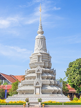 Tomb of a Cambodian king, Phnom Penh, Cambodia, Indochina, Southeast Asia, Asia