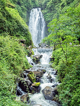 Peguche Waterfall, near Otavalo, Ecuador, South America