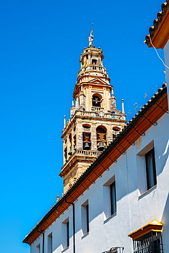 Bell Tower of La Mezquita (Great Mosque), UNESCO World Heritage Site, Cordoba, Andalucia, Spain, Europe