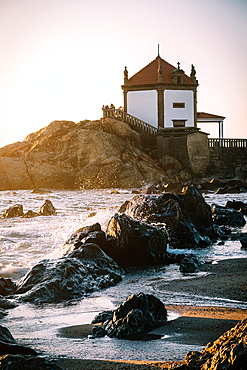 Miramar's Senhor da Pedro chapel near Porto, Portugal