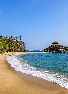 El Cabo San Juan del Guia beach, Tayrona National Natural Park, Magdalena Department, Caribbean, Colombia, South America