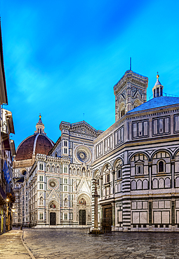 Santa Maria del Fiore Cathedral at dawn, Florence, UNESCO World Heritage Site, Tuscany, Italy, Europe