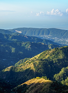 Landscape of Blue Mountains, Saint Andrew Parish, Jamaica, West Indies, Caribbean, Central America