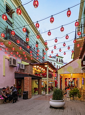 Calle Cuchillo, Chinatown, Havana, La Habana Province, Cuba, West Indies, Central America