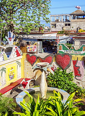 House of Fuster, detailed view, Fusterlandia, Jaimanitas Neighbourhood, Playa District, Havana, La Habana Province, Cuba, West Indies, Central America