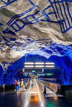 T-Centralen Metro Station, Stockholm, Stockholm County, Sweden, Scandinavia, Europe