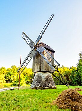 Windmill in Estonian Open Air Museum, Rocca al Mare, Tallinn, Estonia