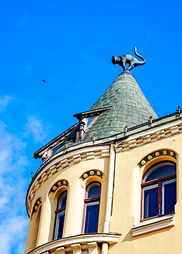 Cat House, Livu Square, Old Town, Riga, Latvia