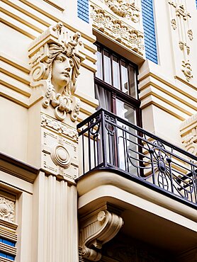 Art Nouveau Architecture, 8 Albert Street, Riga, Latvia