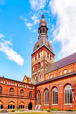 Cloister in Cathedral of Saint Mary or Dome Cathedral, Old Town, Riga, Latvia