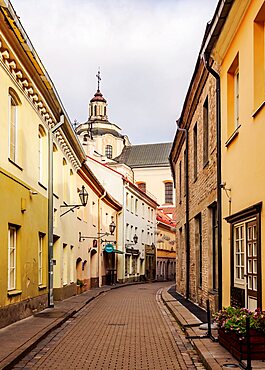 Stikliu Street, Old Town, Vilnius, Lithuania