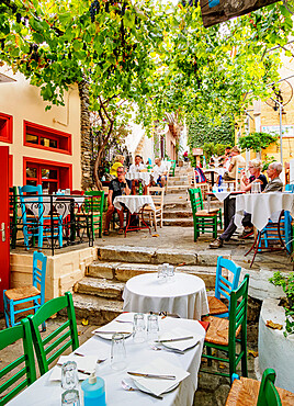 Restaurant in Plaka Neighborhood, Athens, Attica, Greece, Europe