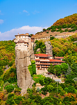 Monastery of Rousanou, Meteora, UNESCO World Heritage Site, Thessaly, Greece, Europe