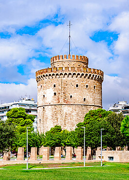 White Tower, UNESCO World Heritage Site, Thessaloniki, Central Macedonia, Greece, Europe