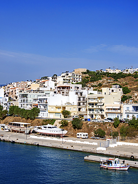 Townscape of Sitia, Lasithi Region, Crete, Greek Islands, Greece, Europe