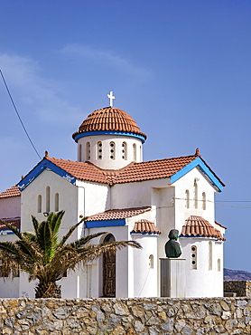 St. Nicholas Holy Orthodox Church, Kissamos Port, Chania Region, Crete, Greek Islands, Greece, Europe