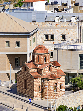 Church of Agios Andreas, elevated view, City of Heraklion, Crete, Greek Islands, Greece, Europe