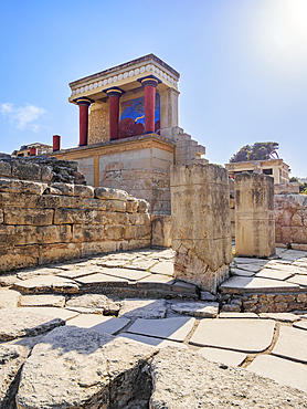 Palace of Minos, Knossos, Heraklion Region, Crete, Greek Islands, Greece, Europe