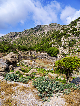 Landscape of Nisyros Island, Dodecanese, Greek Islands, Greece, Europe