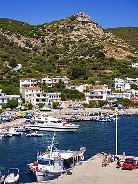 Port in Fournoi, Fournoi Island, North Aegean, Greek Islands, Greece, Europe