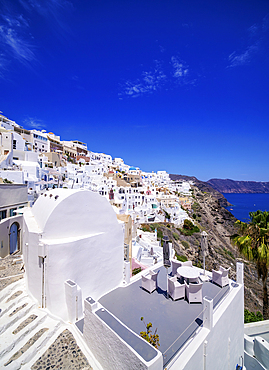 Oia Village, Santorini (Thira) Island, Cyclades, Greek Islands, Greece, Europe