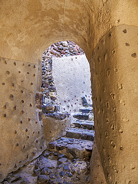 Venetian Castlle, Akrotiri Village, Santorini (Thira) Island, Cyclades, Greek Islands, Greece, Europe