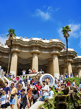 Park Guell, Barcelona, Catalonia, Spain