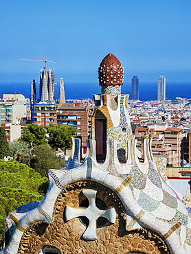 Park Guell, Barcelona, Catalonia, Spain