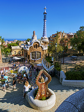 Park Guell, Barcelona, Catalonia, Spain