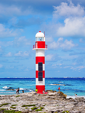 Punta Cancun Lighthouse, Cancun, Quintana Roo State, Mexico