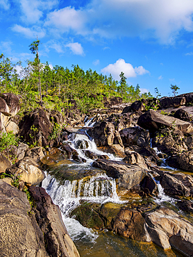 Waterfall at Rio On Pools, Mountain Pine Ridge Forest Reserve, Cayo District, Belize