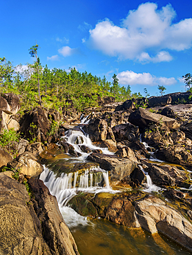 Waterfall at Rio On Pools, Mountain Pine Ridge Forest Reserve, Cayo District, Belize